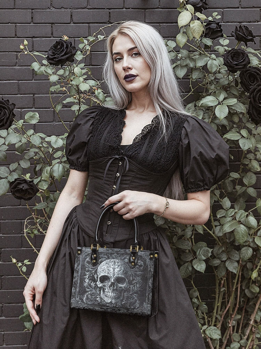 "Obscuria" Small Leather Bag