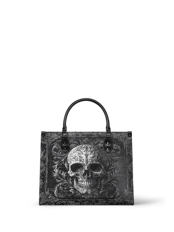 "Obscuria" - Black Interior - Leather Handbag
