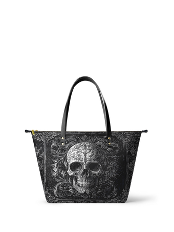 "Obscuria" Leather Tote Bag