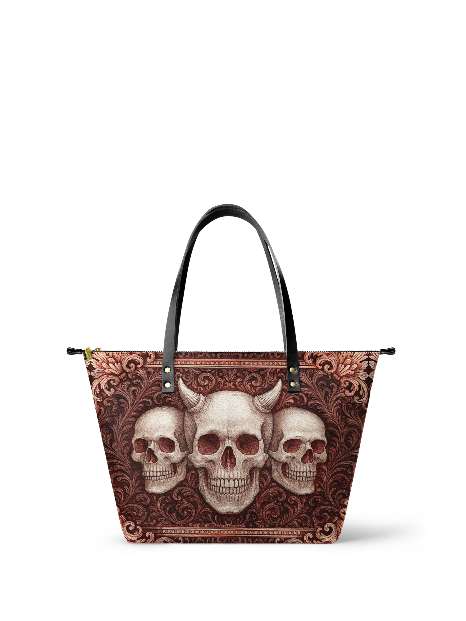 "Triskelion" Leather Tote Bag