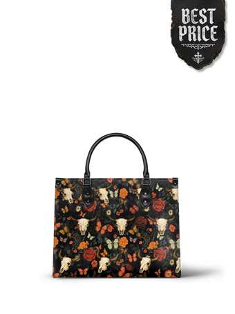 "Thornfall" - Black Interior - Leather Handbag