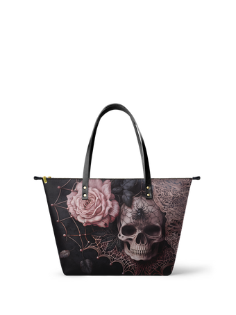 "Venomina" Leather Tote Bag