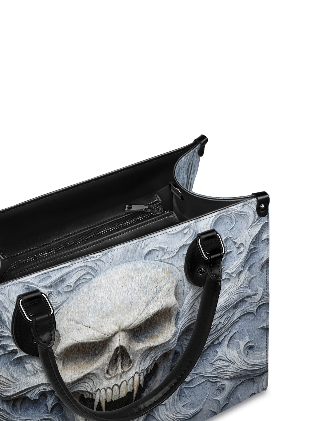"Wraithbone" - Black Interior - Leather Handbag