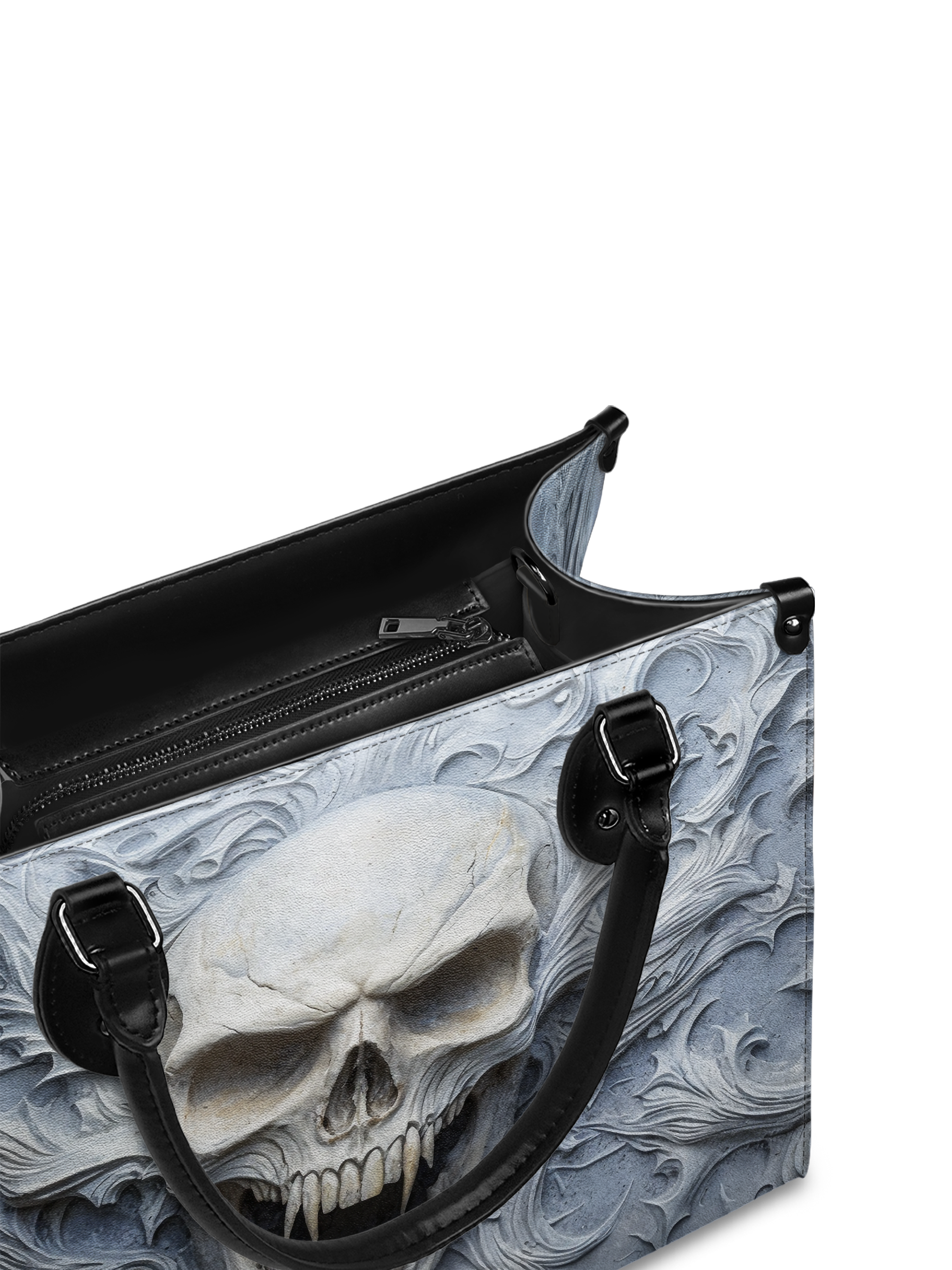 "Wraithbone" - Black Interior - Leather Handbag
