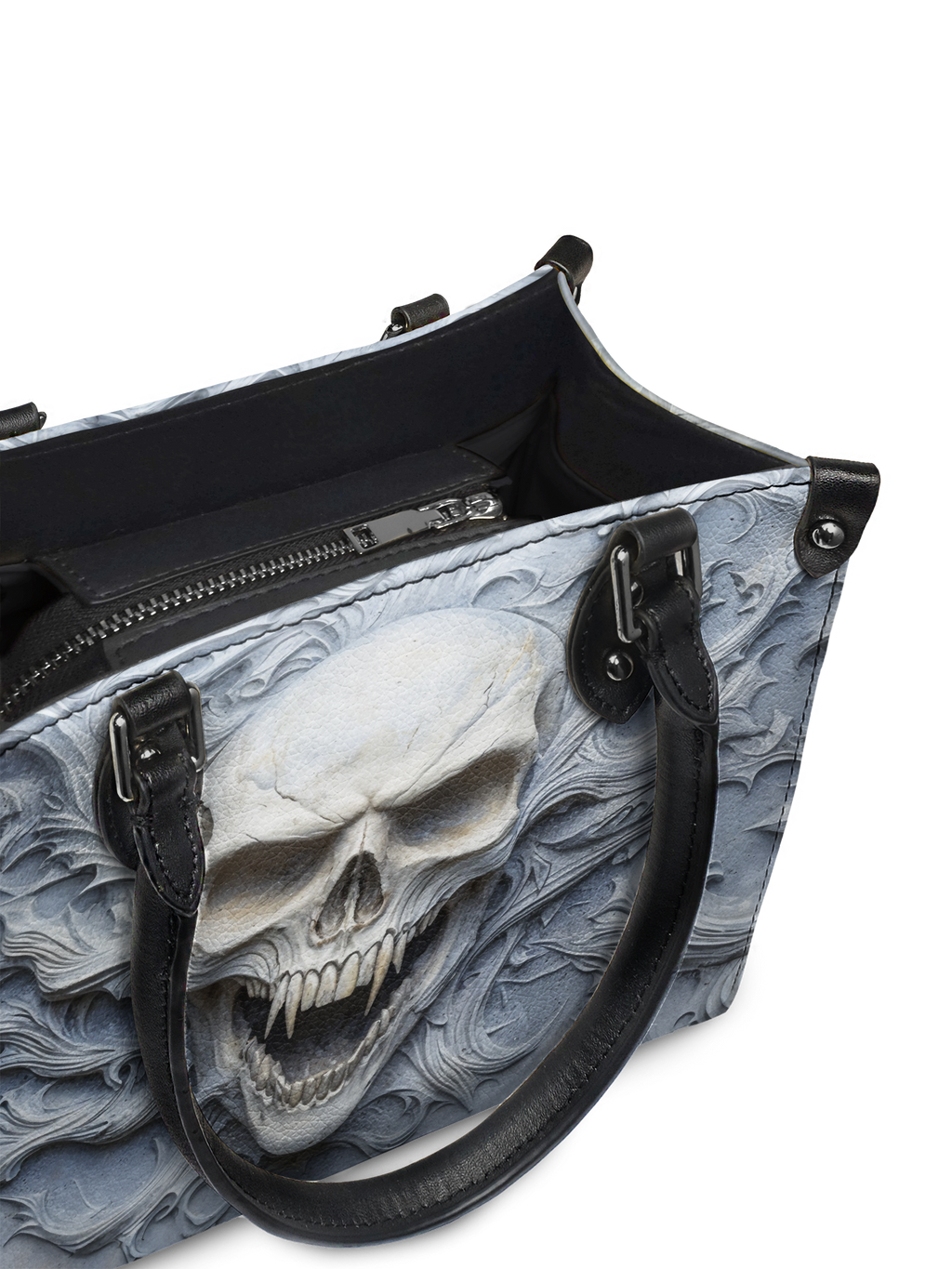 "Wraithbone" - Black Interior - Small Leather Handbag