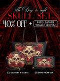 "Bloodrose" The Essentials Day-to-Night Skull Set