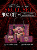 "Catrinelle" The Day-to-Night Skull Set