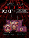 "Catrinelle" The Essentials Day-to-Night Skull Set