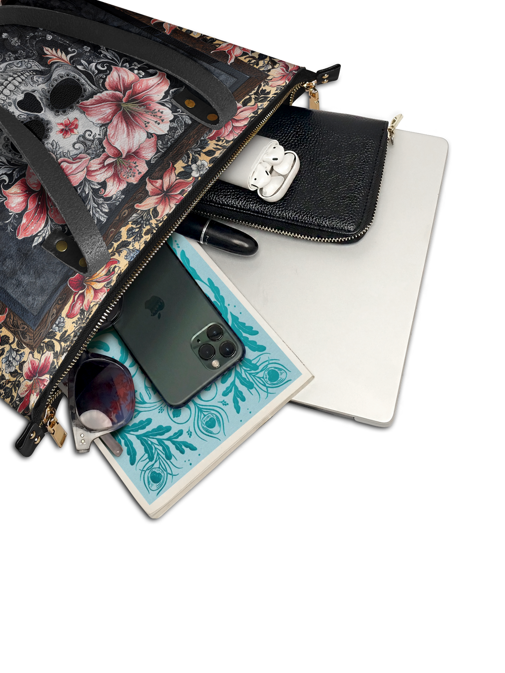 "Roselace" The Essentials Day-to-Night Skull Set