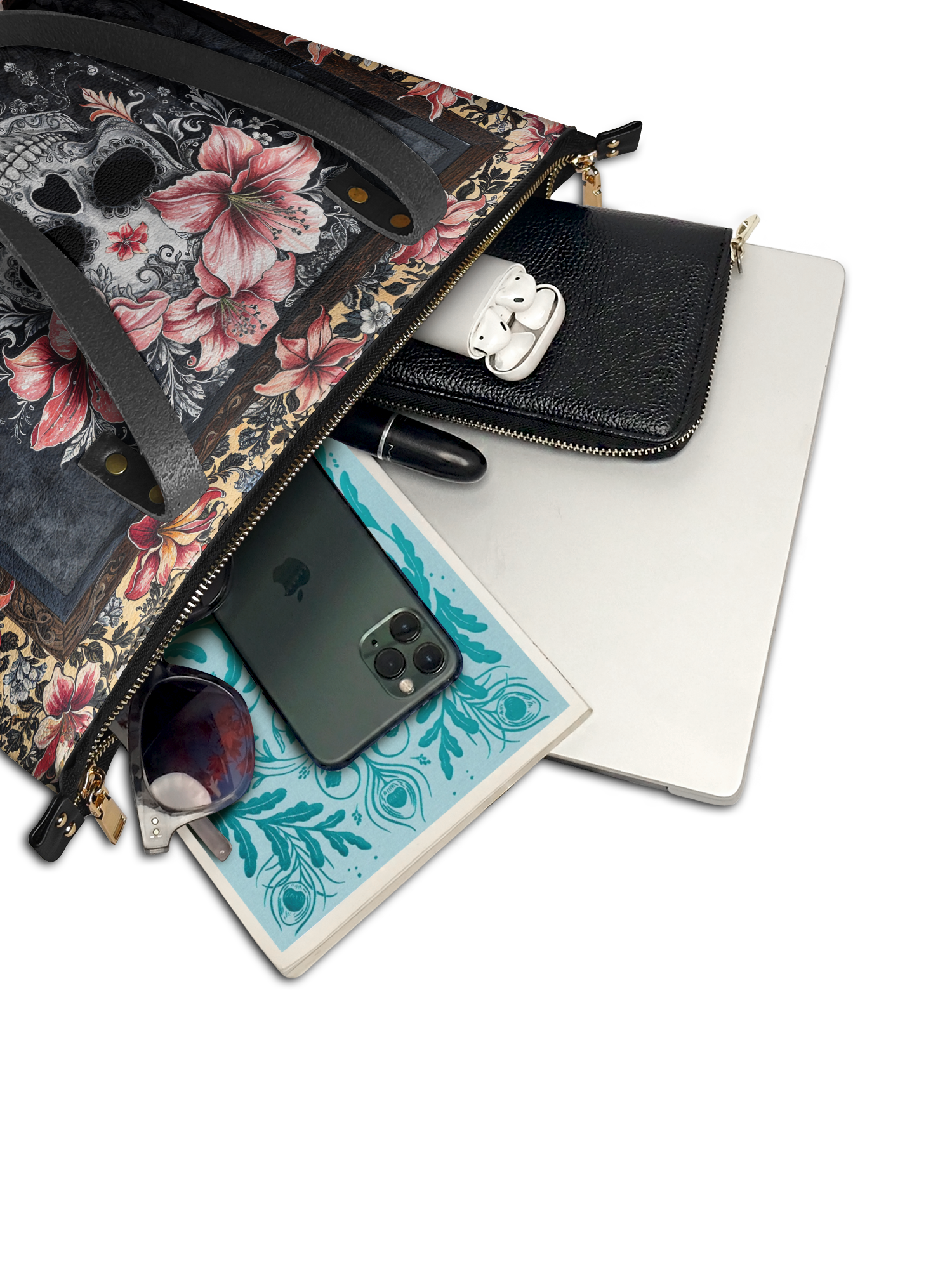 "Roselace" The Essentials Day-to-Night Skull Set