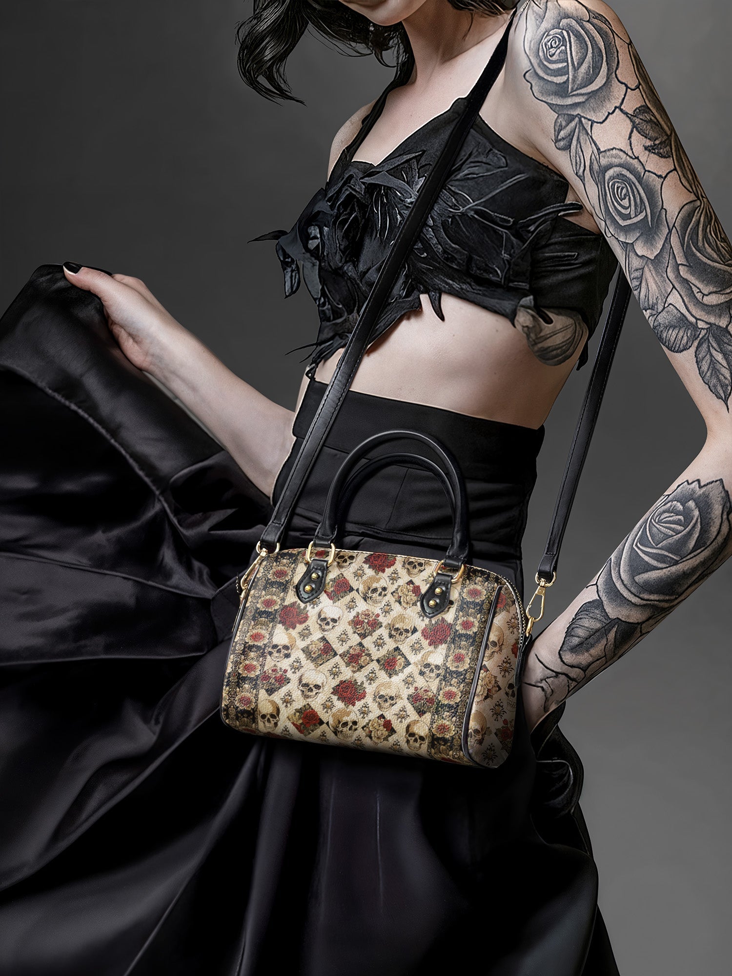 "Mournaire" Mini Satchel