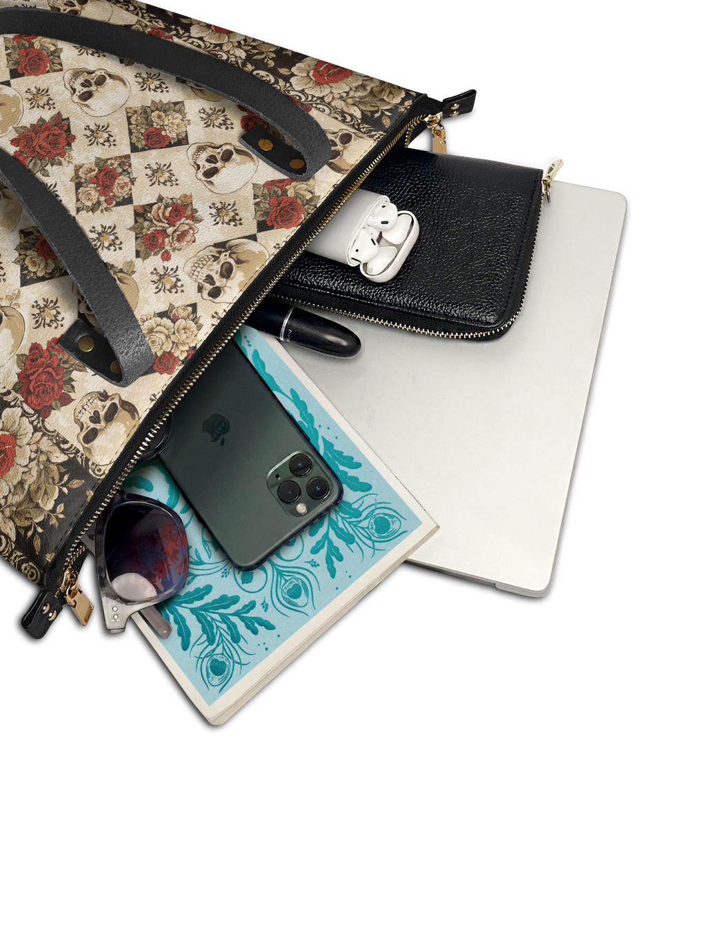 "Mournaire" The Essentials Day-to-Night Skull Set