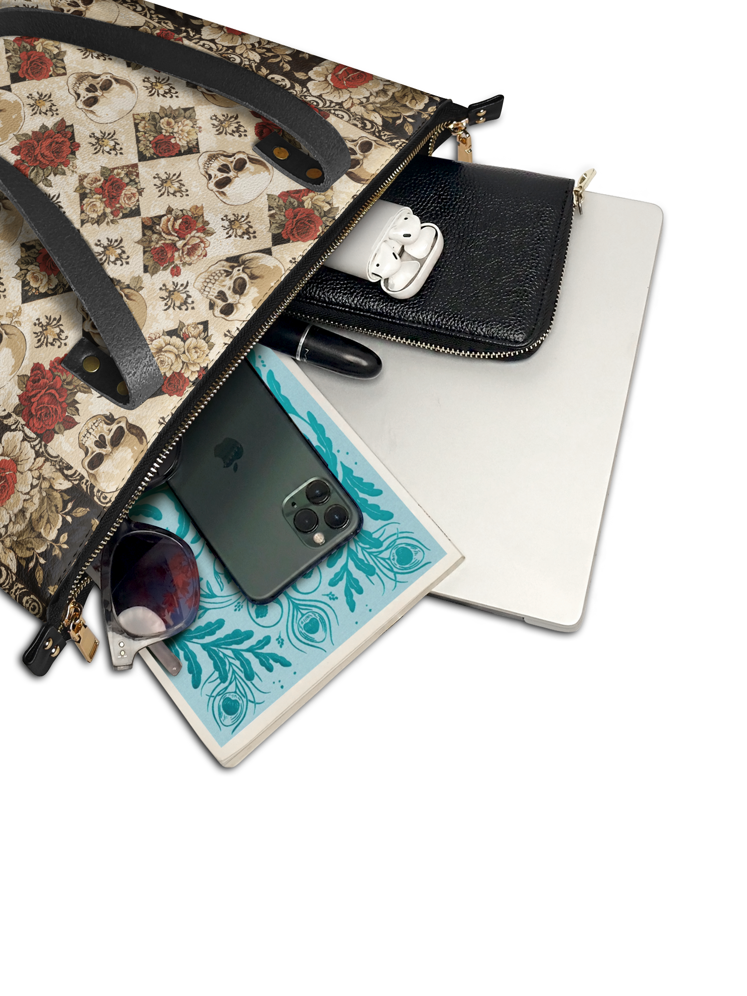 "Mournaire" The Essentials Day-to-Night Skull Set