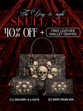 "Deathmark" The Day-to-Night Skull Set