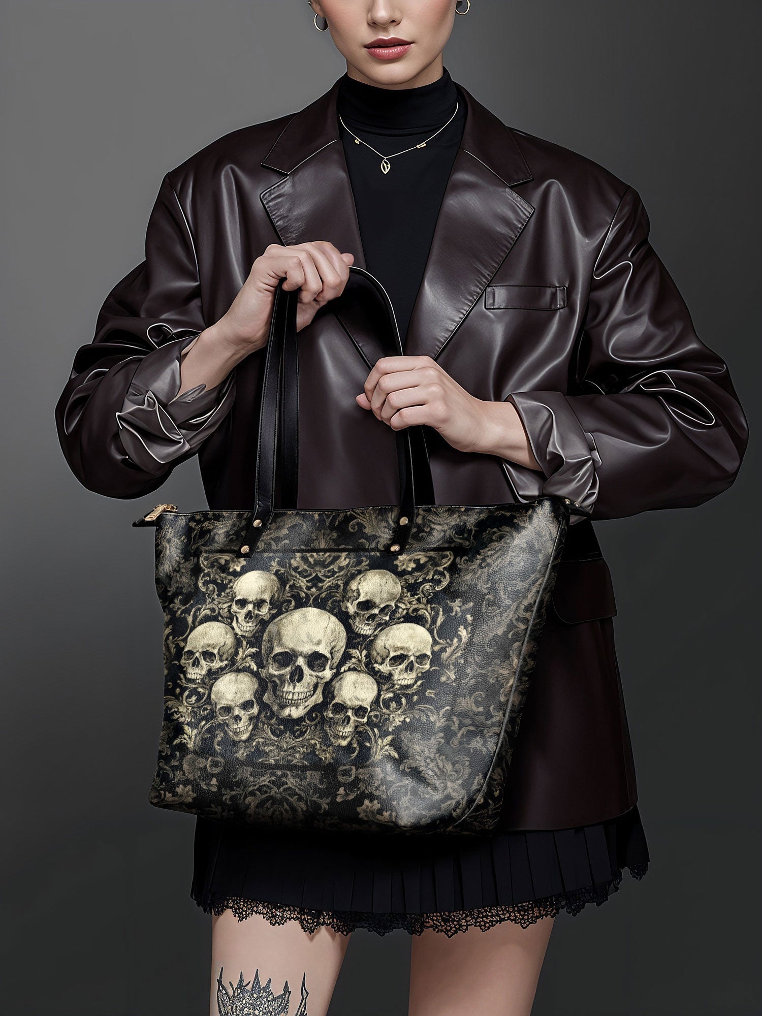 "Deathmark" The Essentials Day-to-Night Skull Set