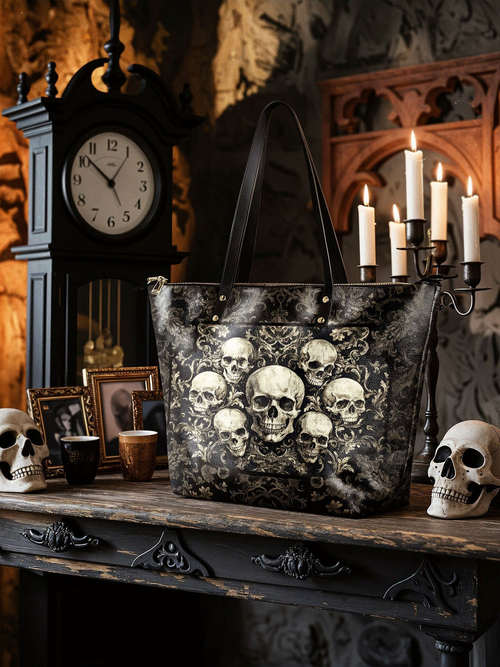 "Deathmark" The Essentials Day-to-Night Skull Set