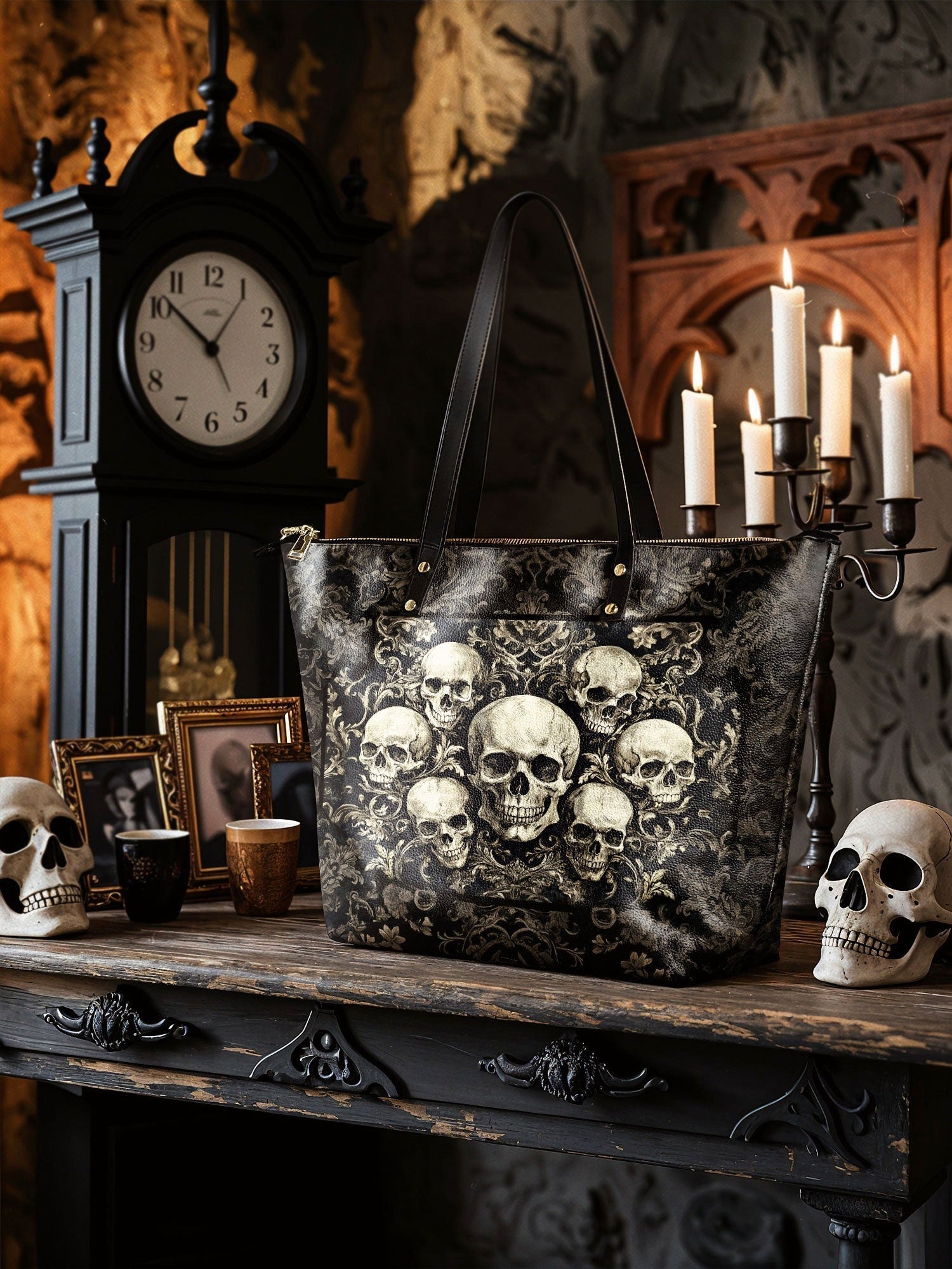 "Deathmark" The Essentials Day-to-Night Skull Set