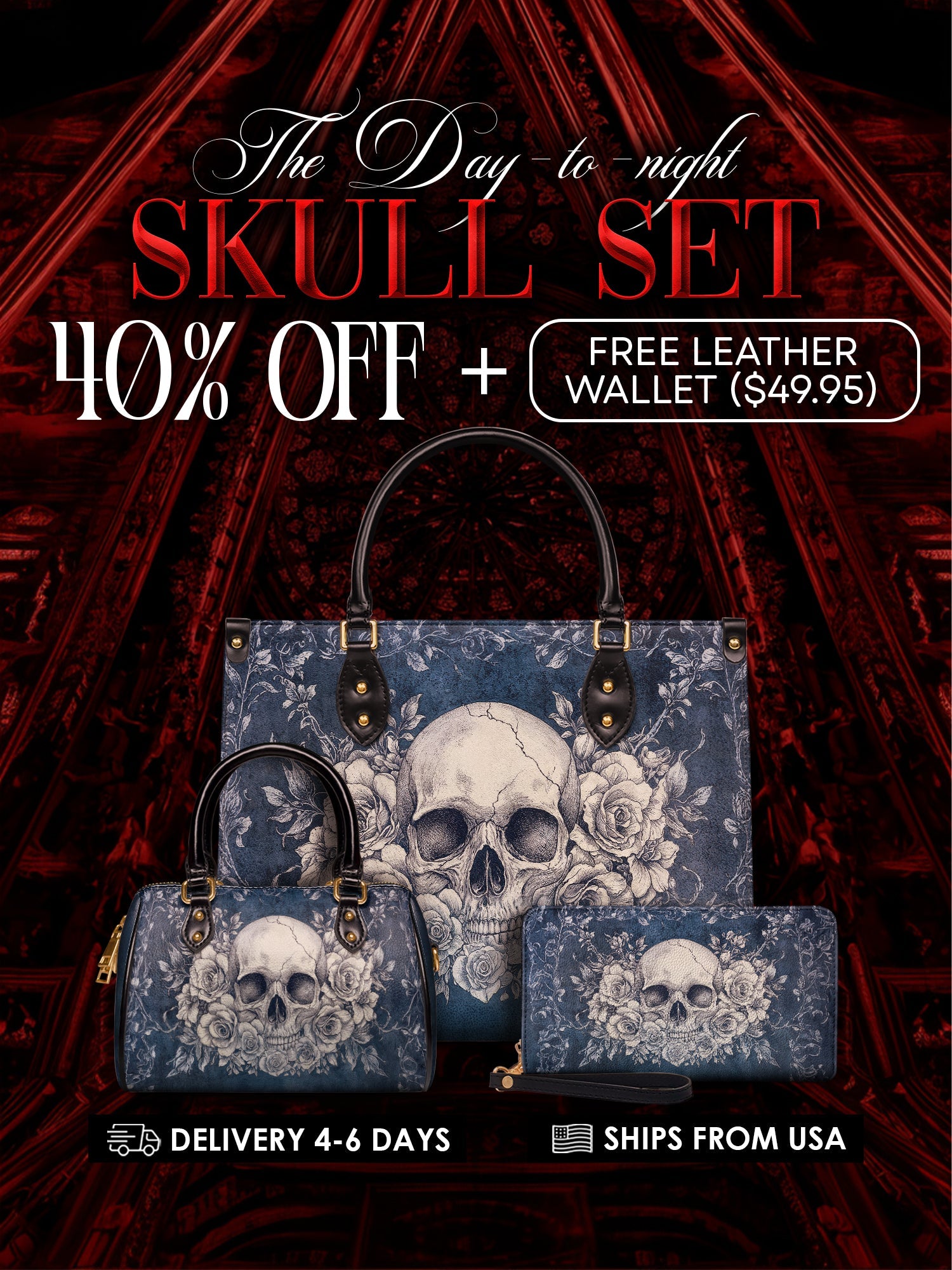 "Frostmourne" The Day-to-Night Skull Set