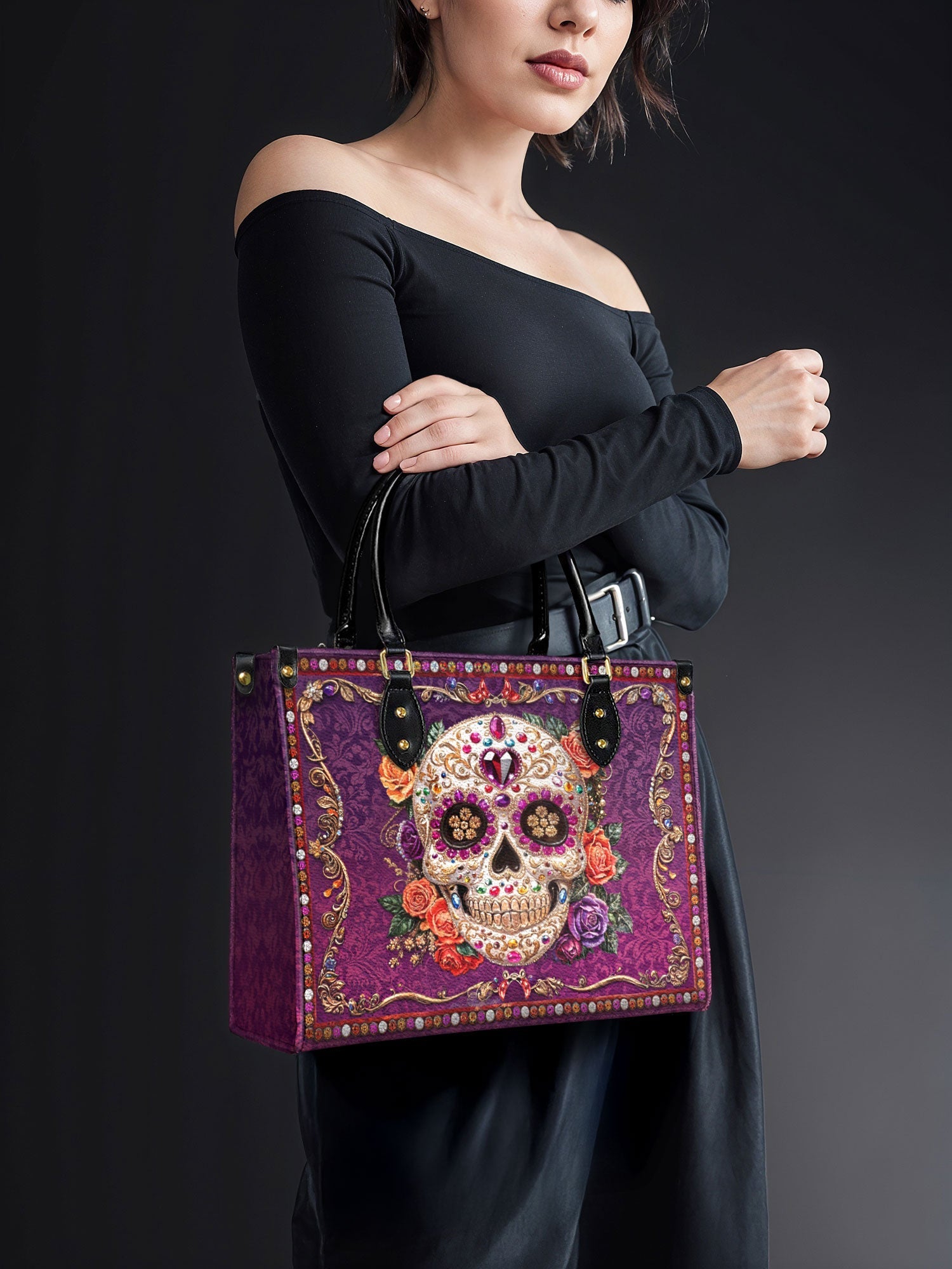 "Catrinelle" The Day-to-Night Skull Set