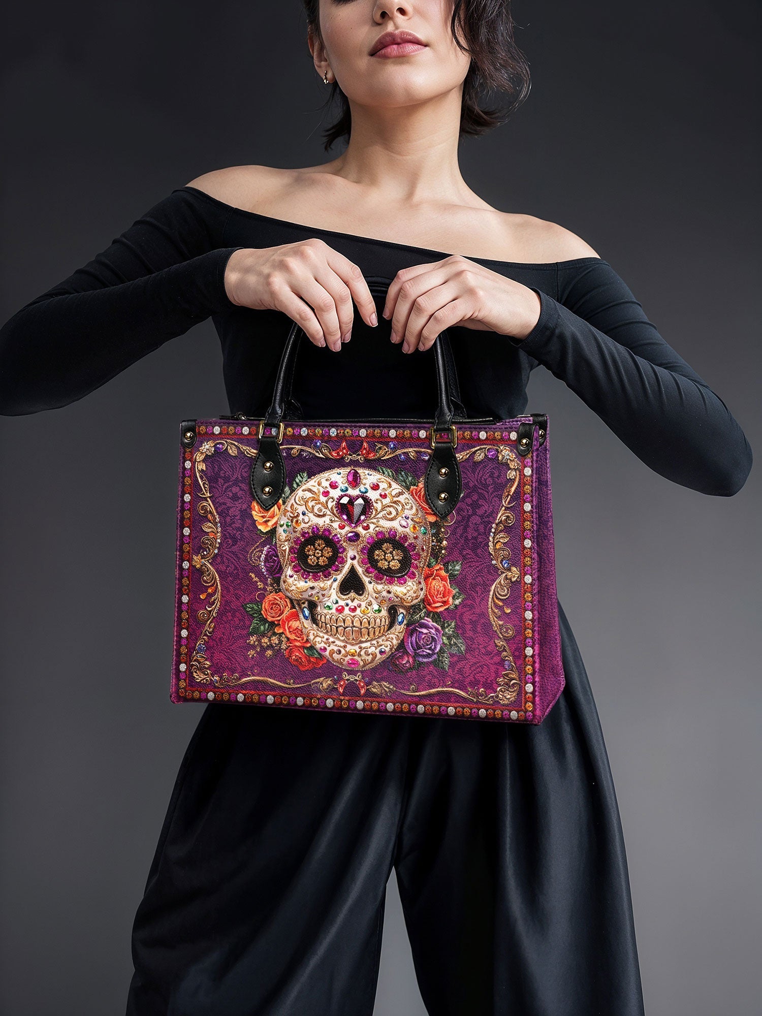 "Catrinelle" The Day-to-Night Skull Set