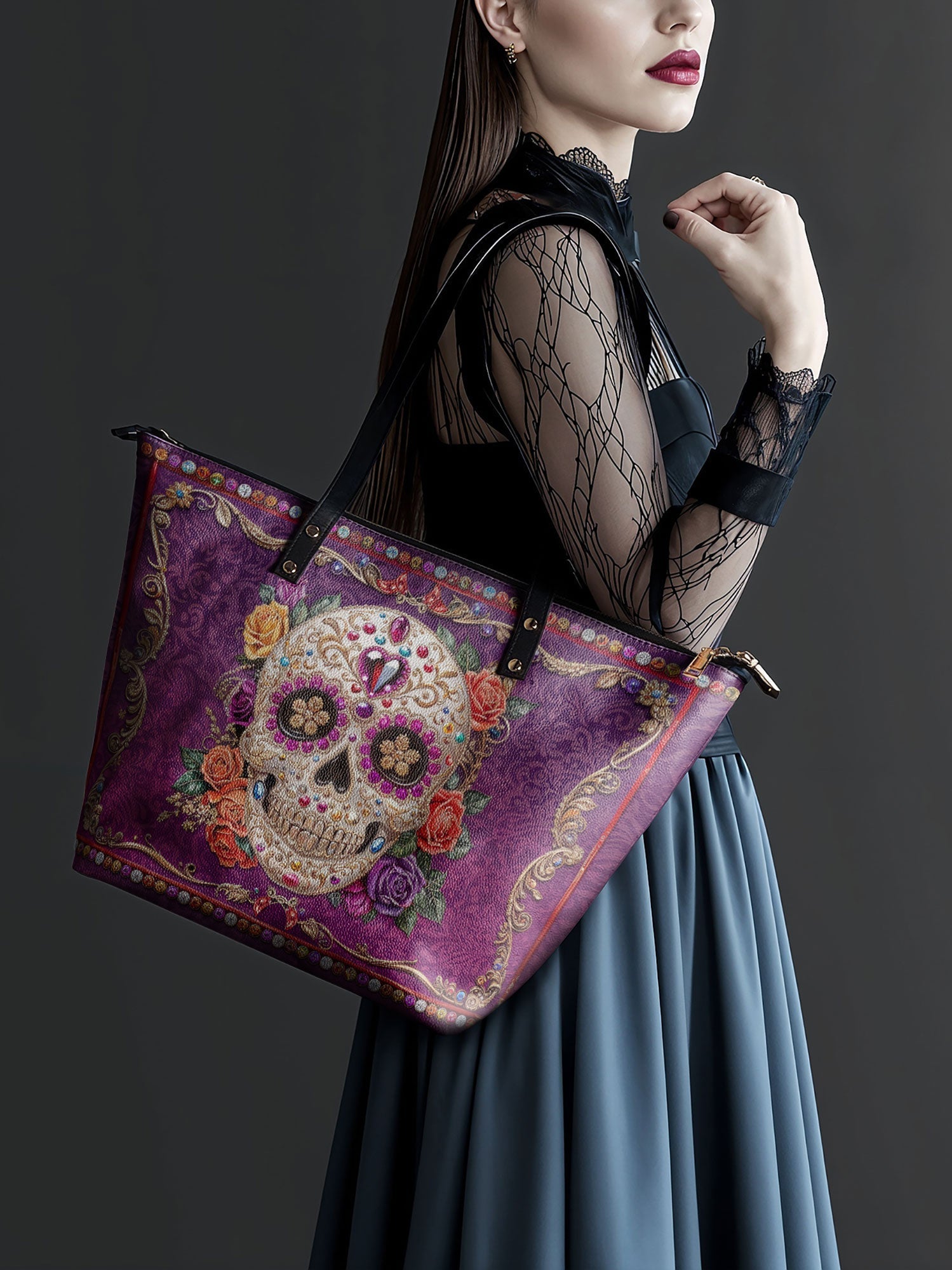"Catrinelle" The Essentials Day-to-Night Skull Set