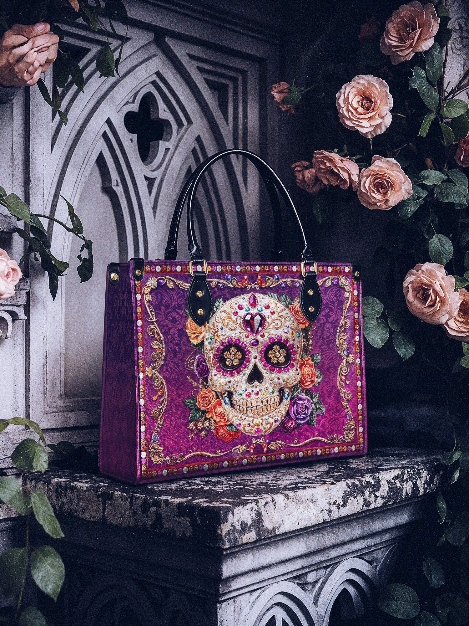 "Catrinelle" The Day-to-Night Skull Set