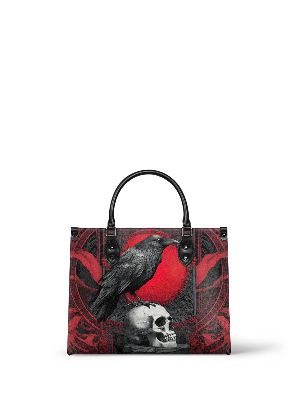"Bloodraven" - Black Interior - Leather Handbag