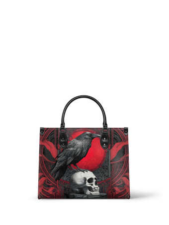 "Bloodraven" - Black Interior - Leather Handbag