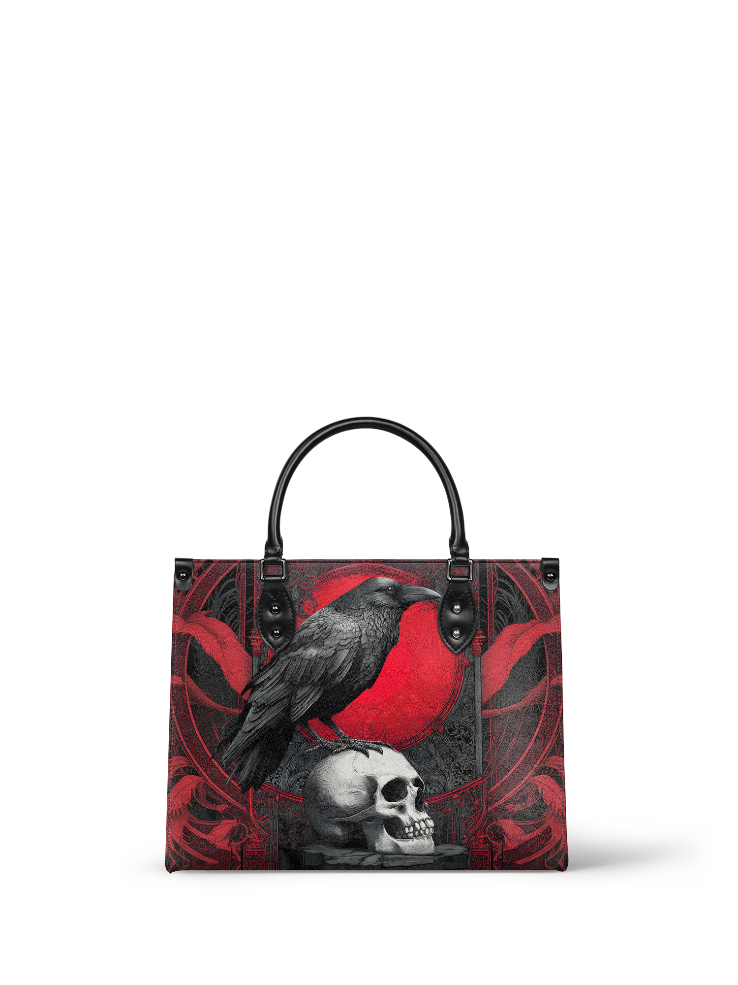 "Bloodraven" - Black Interior - Leather Handbag