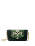 "Bloodrose" Poison Ivy Envelope Chain Crossbody Bag