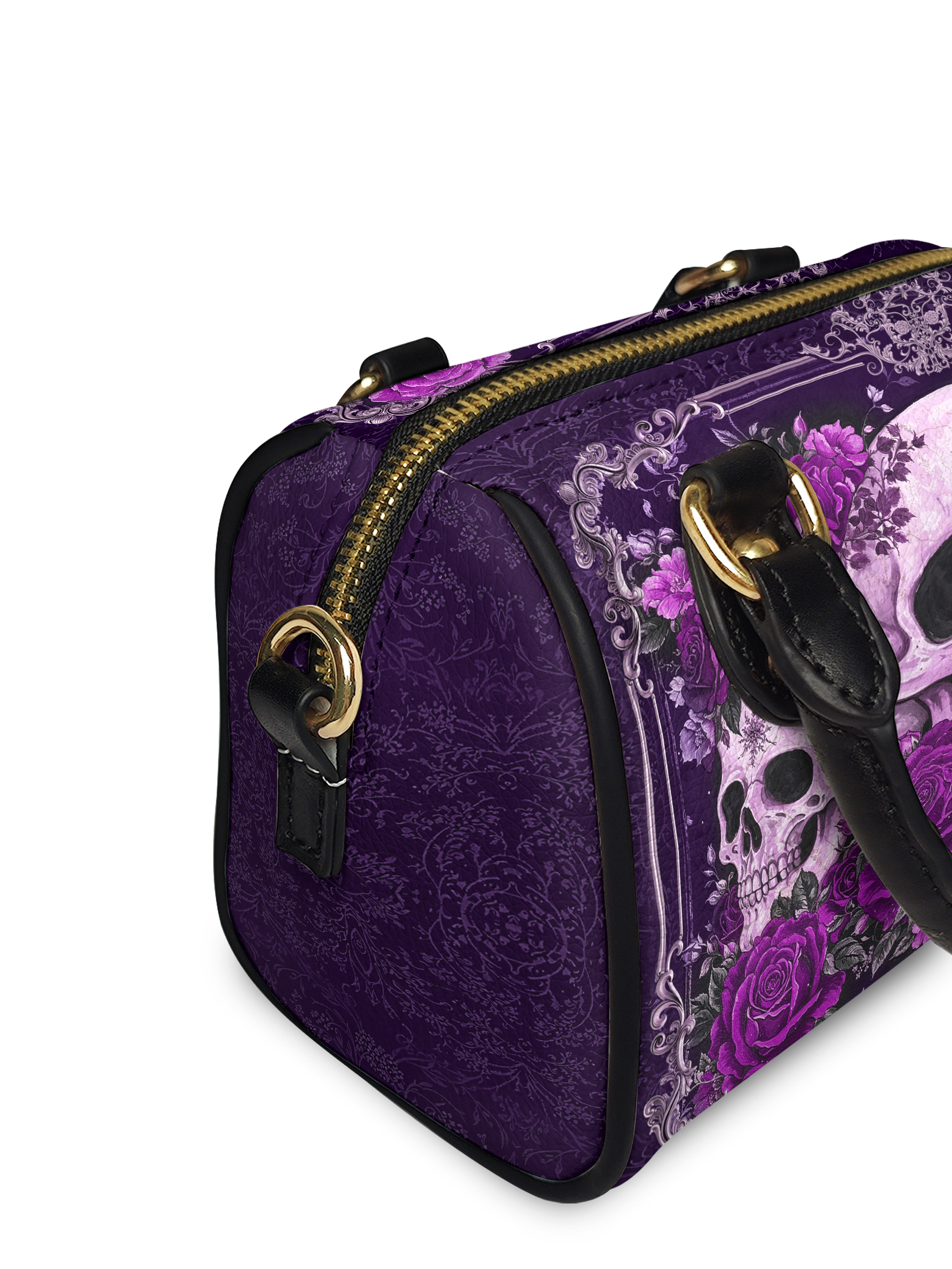 "Bloodrose" Poison Plum Mini Satchel