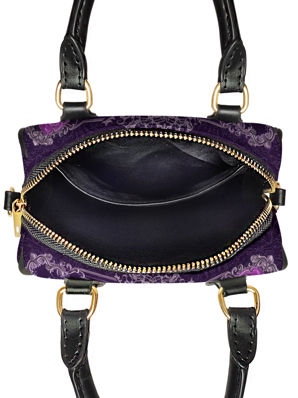 "Bloodrose" Poison Plum Mini Satchel
