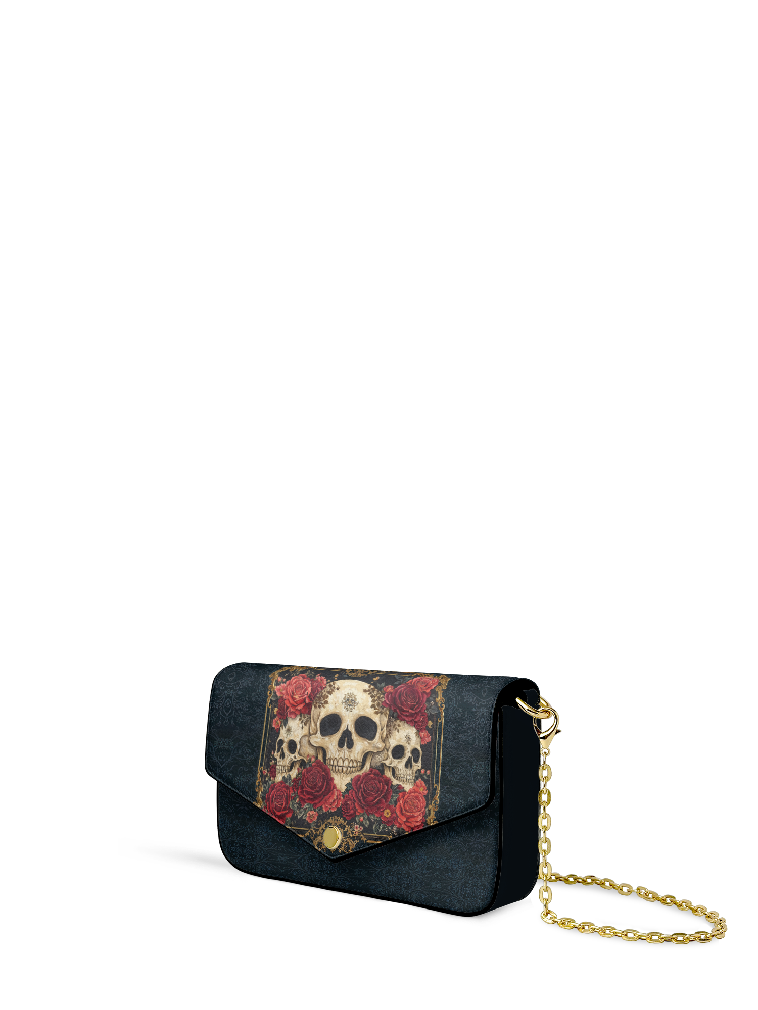"Bloodrose" Envelope Chain Crossbody Bag
