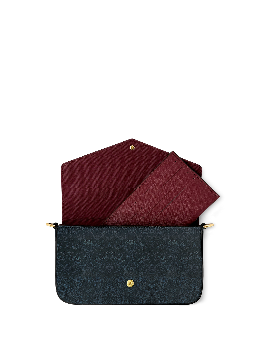 "Bloodrose" Envelope Chain Crossbody Bag