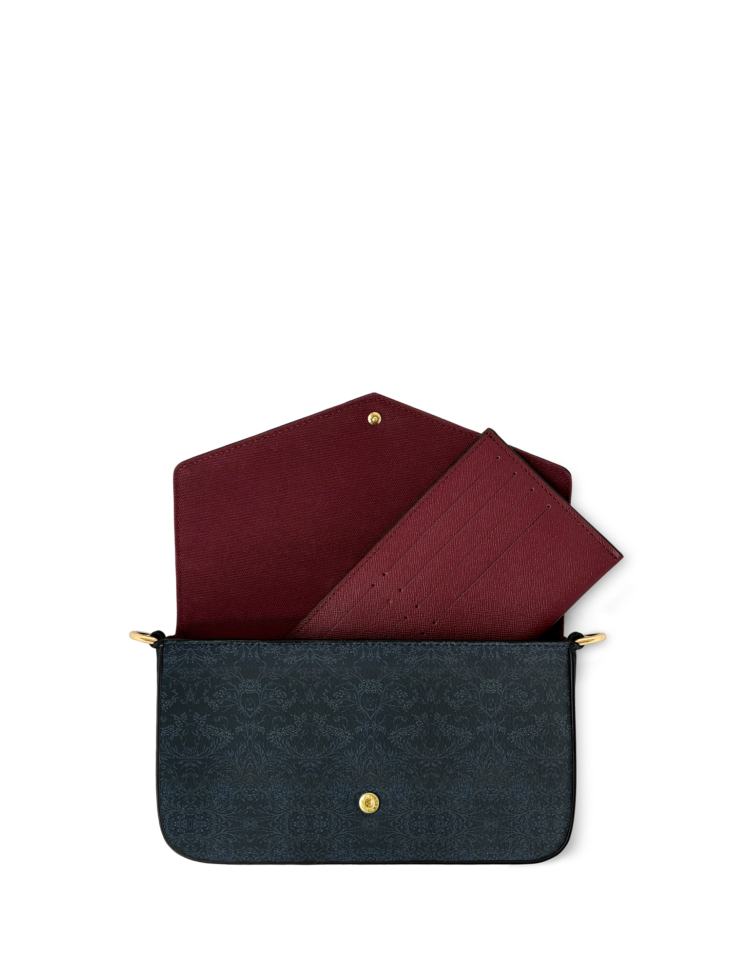 "Bloodrose" Envelope Chain Crossbody Bag