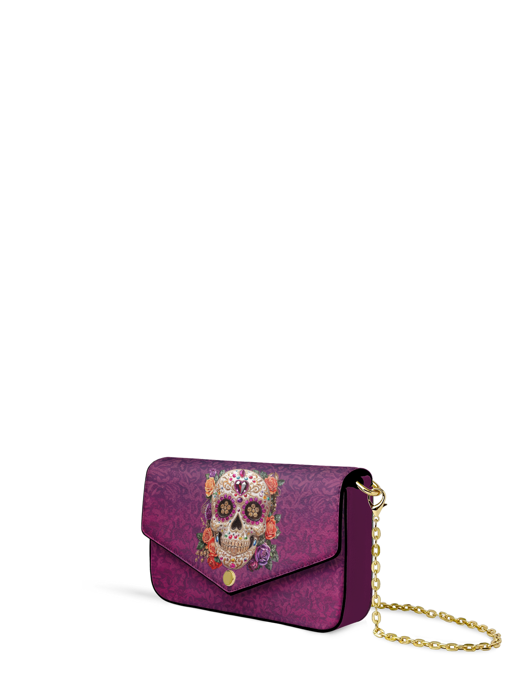 "Catrinelle" Envelope Chain Crossbody Bag