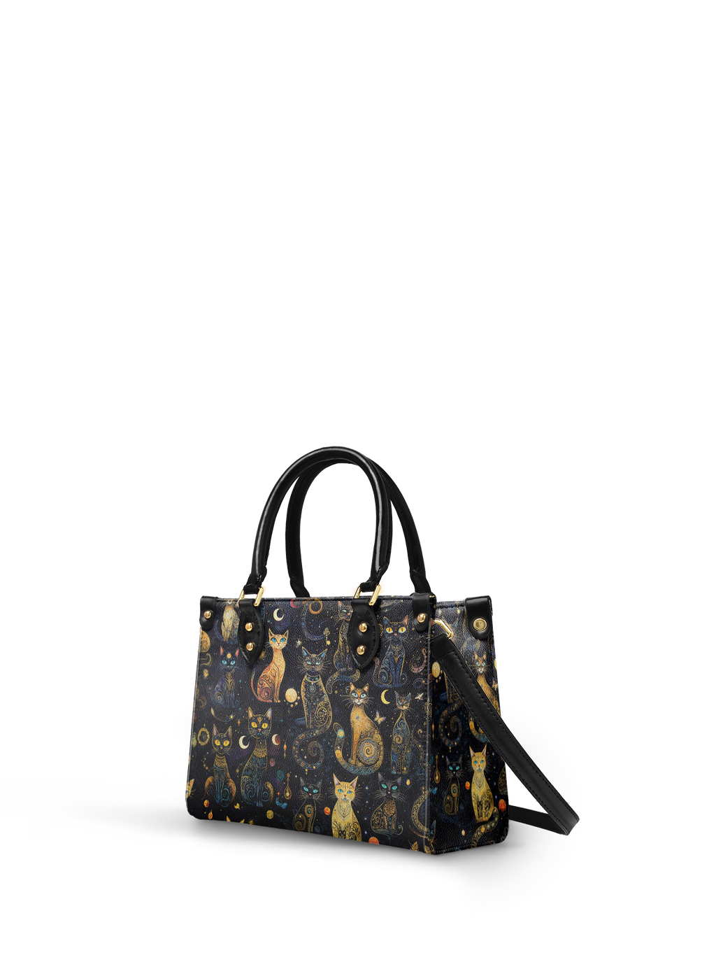 "Lunacat" Small Leather Bag