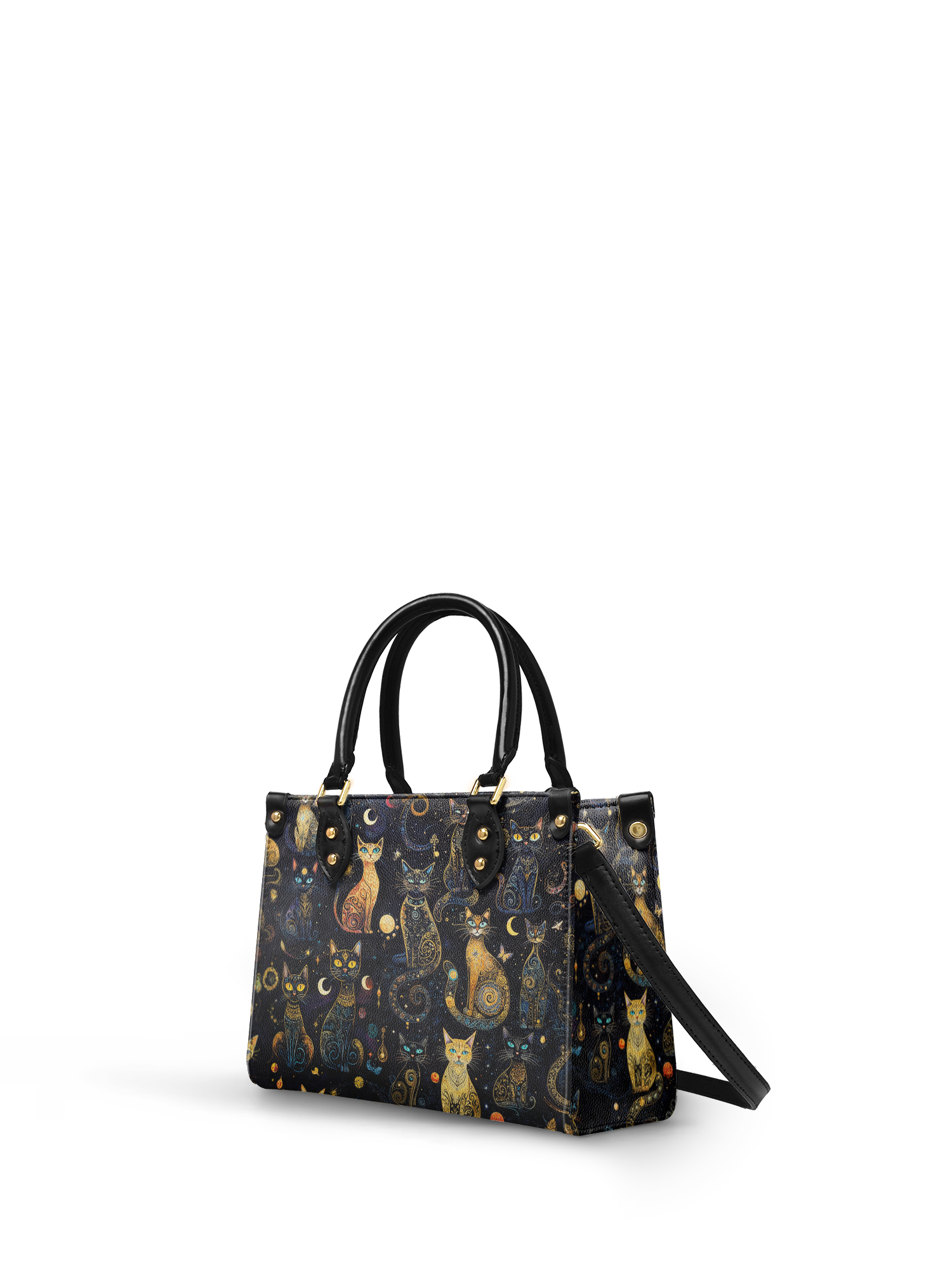 "Lunacat" Small Leather Bag