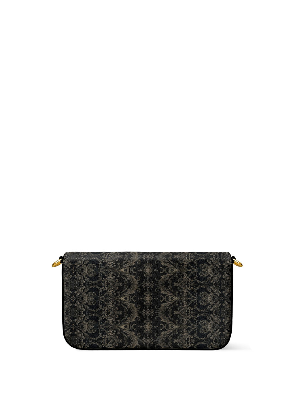 "Deathmark" Envelope Chain Crossbody Bag