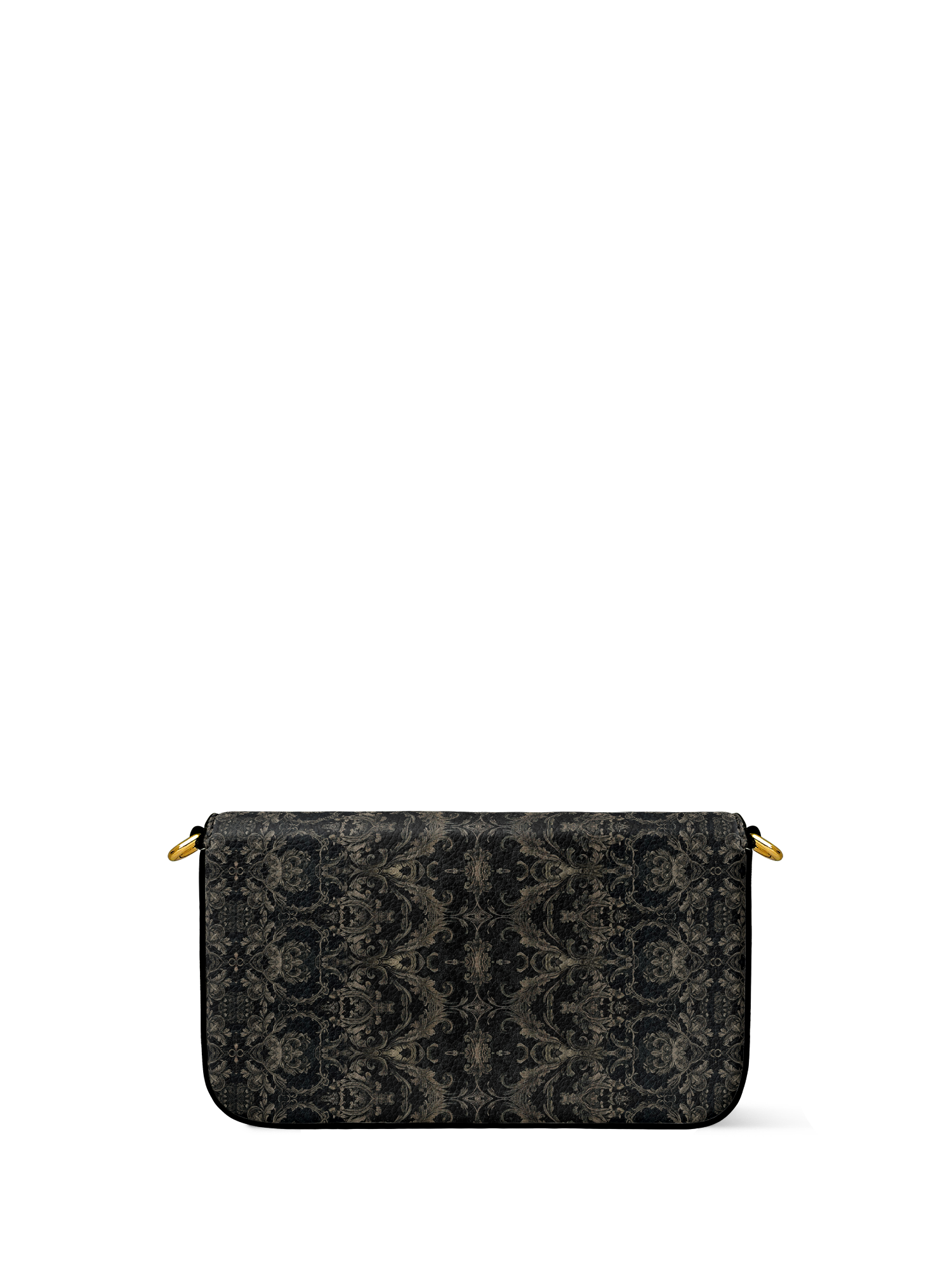 "Deathmark" Envelope Chain Crossbody Bag