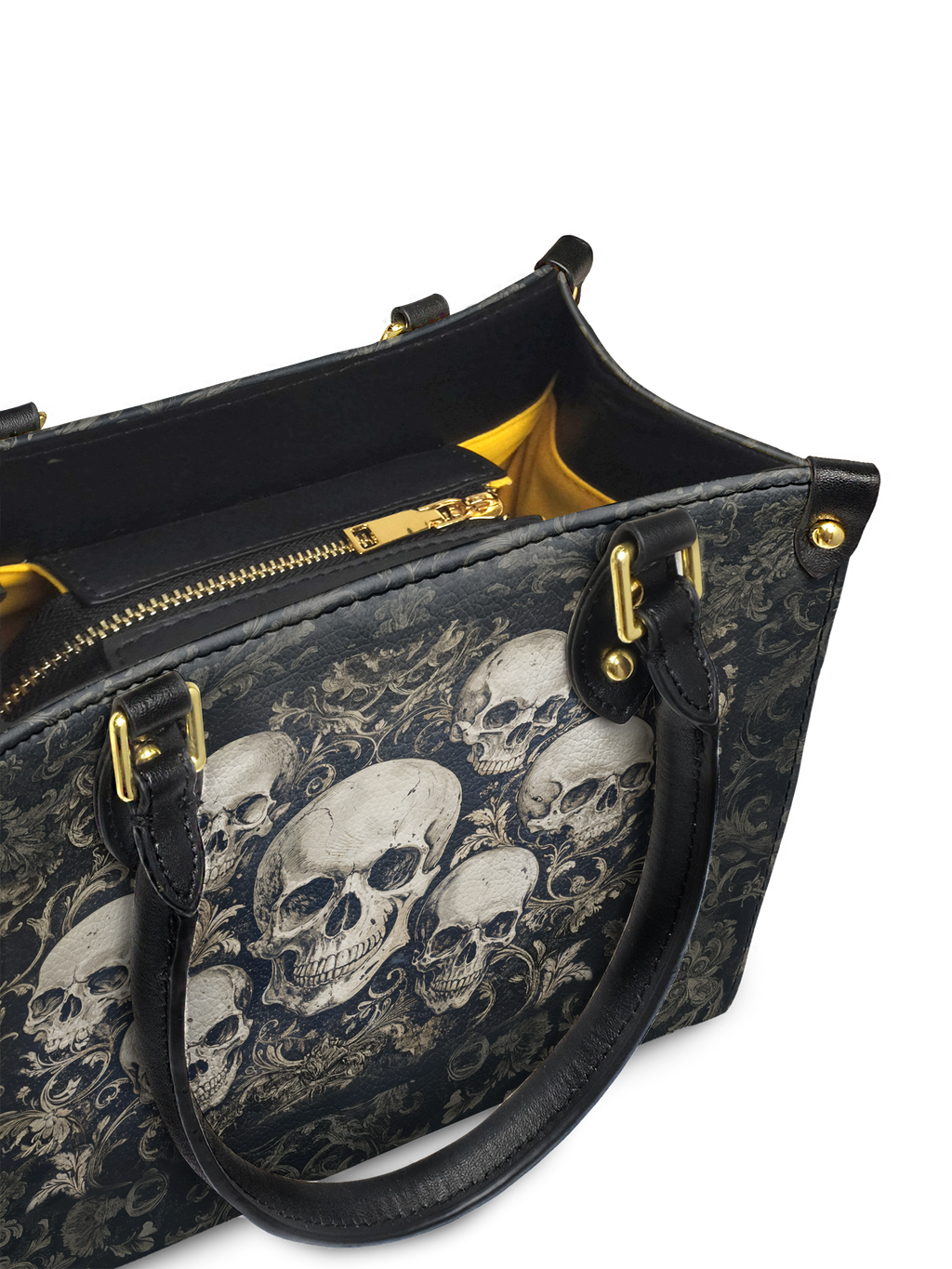 "Deathmark" Small Leather Bag