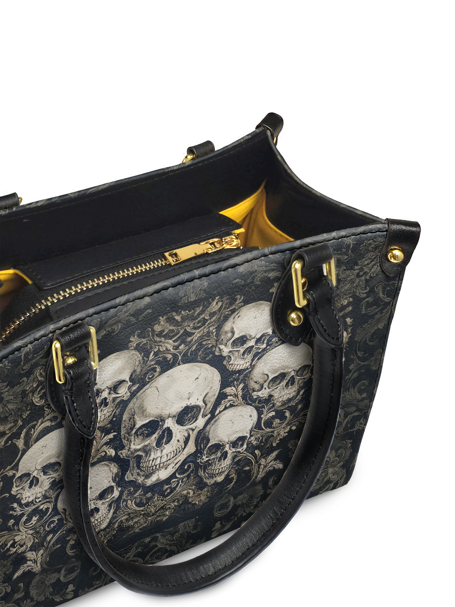"Deathmark" Small Leather Bag