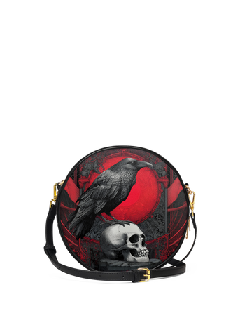 "Bloodraven" Circle Crossbody Bag