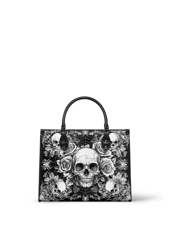 "Gravebloom" - Black Interior - Leather Handbag