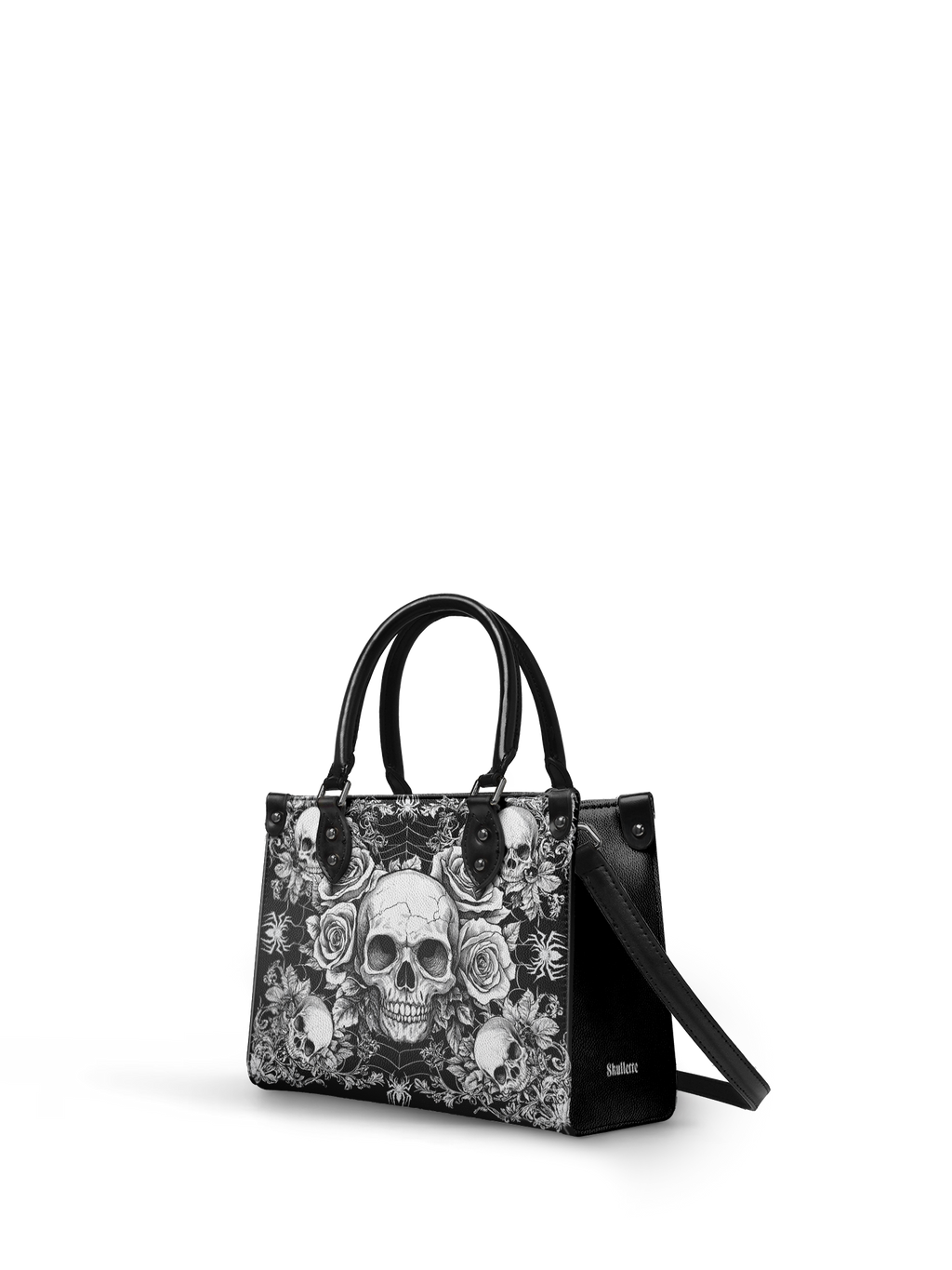 "Gravebloom" - Black Interior - Small Leather Handbag