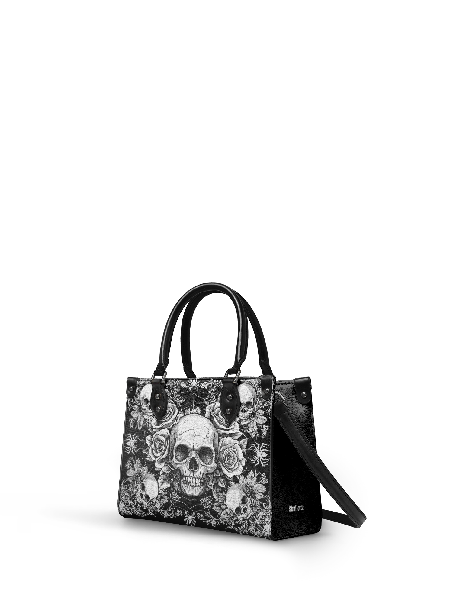 "Gravebloom" - Black Interior - Small Leather Handbag