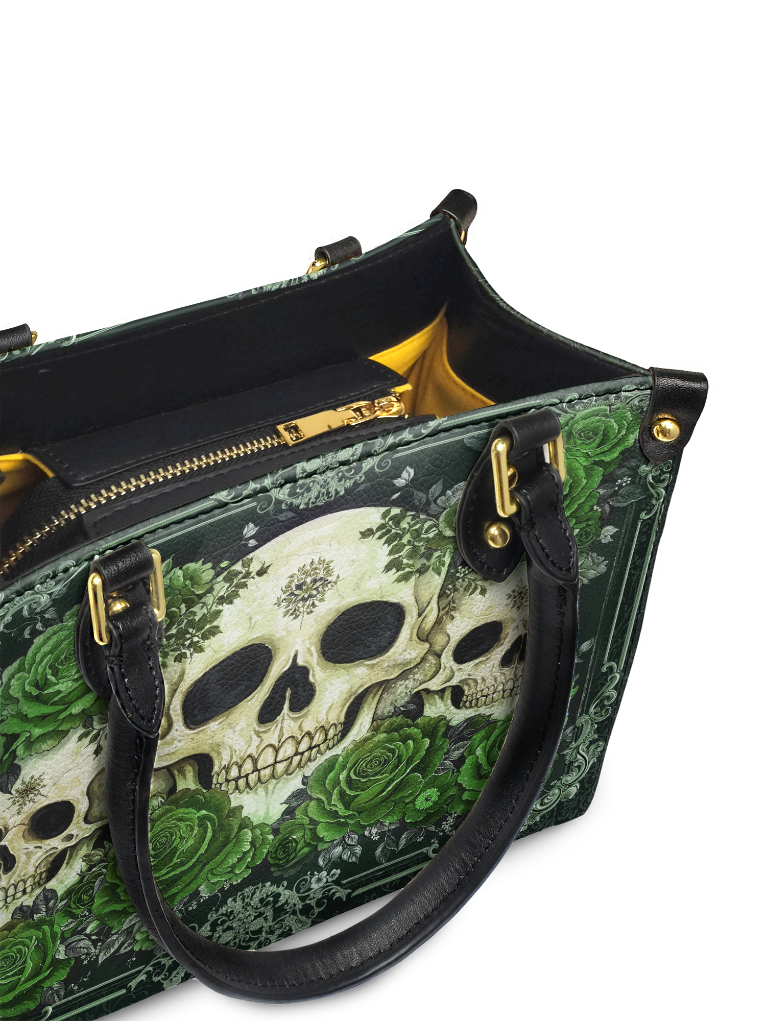 "Bloodrose" Poison Ivy Small Leather Bag