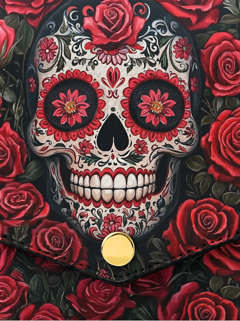 "La Roja" Envelope Chain Crossbody Bag