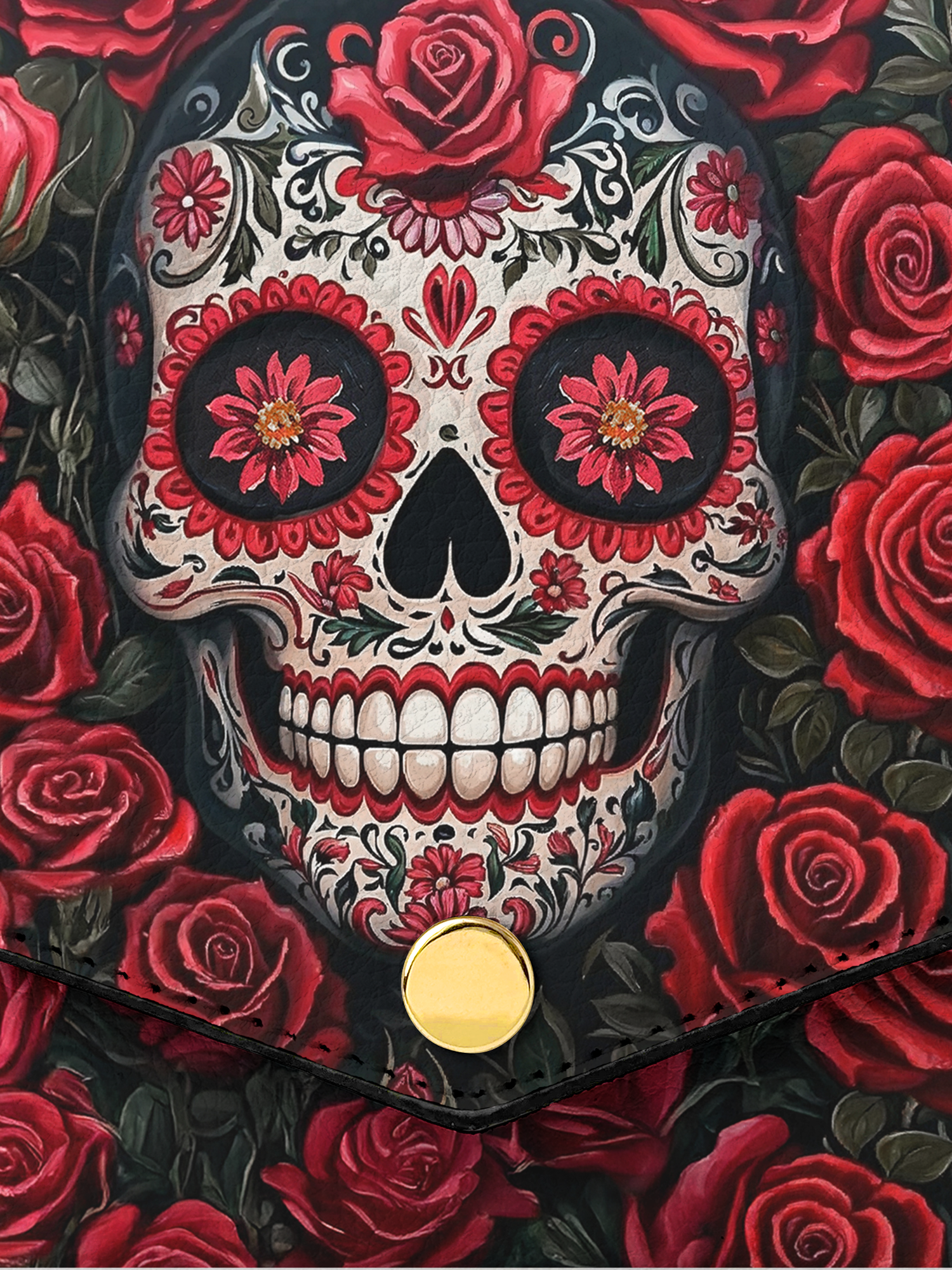 "La Roja" Envelope Chain Crossbody Bag