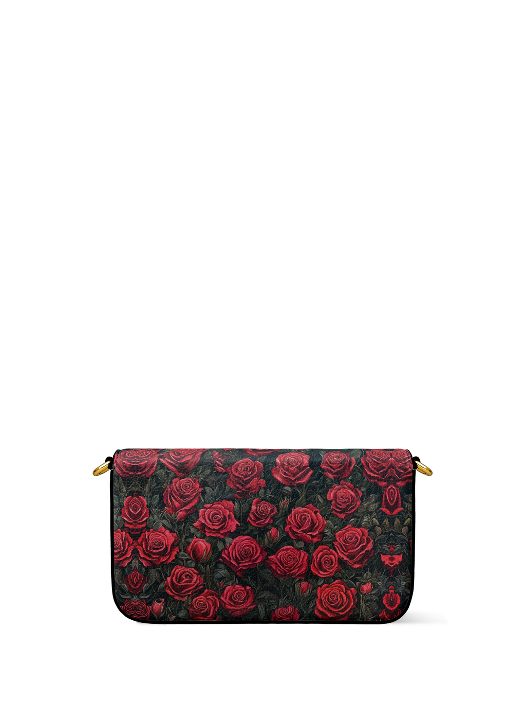 "La Roja" Envelope Chain Crossbody Bag
